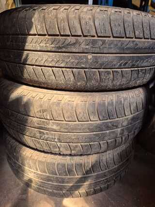 3x Velg met band, Continental, zwart